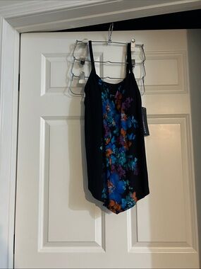 Magicsuit Black Floral Tankini Top - Multi Floral Print